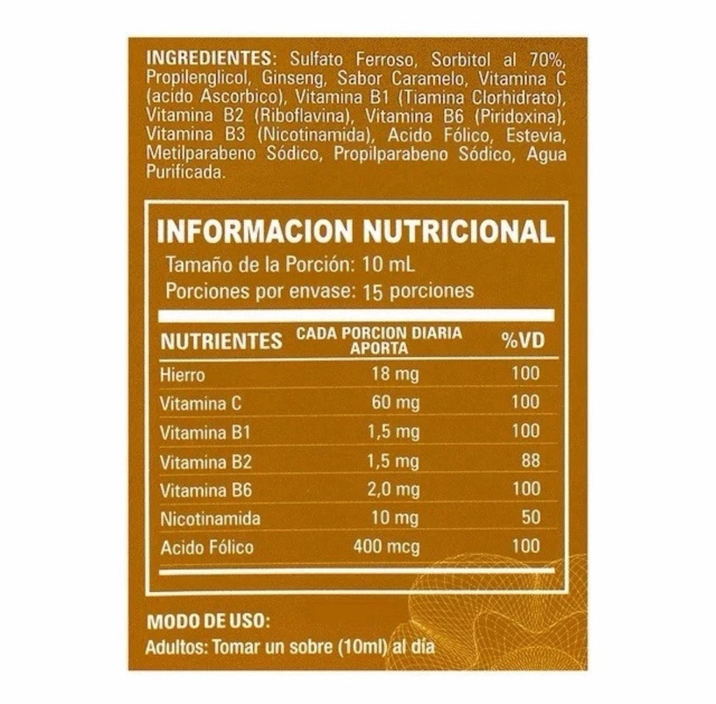 Vitafer L-Gold - Multivitamin - 48 Sachets  (ORIGINAL) - Image 5